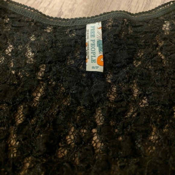 Free People Black Lace Tunic - Picture 2 of 3